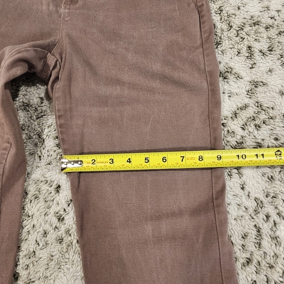 Gloria Vanderbilt SZ 4 Amanda Mauve Mid Rise Straight Leg 5 Pocket Stretch Jeans - Picture 8 of 11